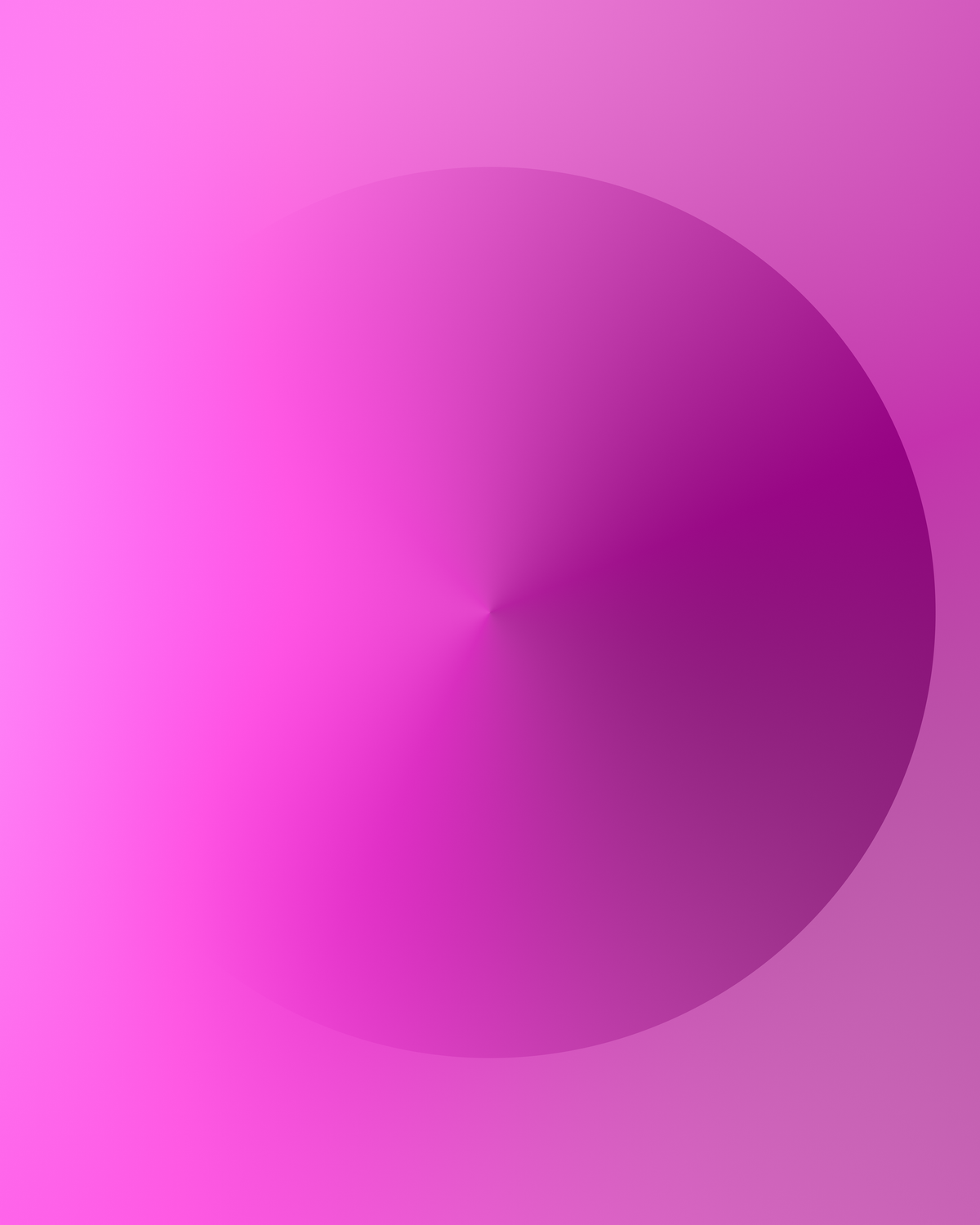 Radial Study # 1. A magenta radial circle on a pink gradient background.